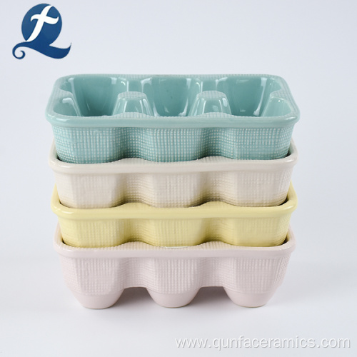 Restaurant And Hotel Use Ceramic Egg Crate